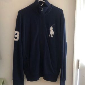 Vintage Polo Zip up sweater